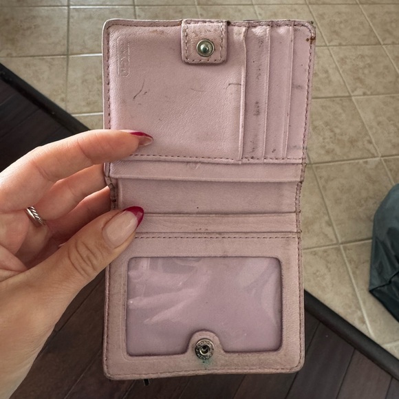 Coach Black and Gray Wallet with Silver Accents - Picture 3 of 7